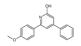 6-(4-甲氧基苯基)-4-苯基-1H-吡啶-2-酮 结构式