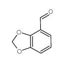 1,3-苯并二氧-4-甲醛 结构式
