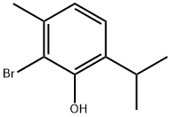 2-溴-6-异丙基-3-甲基苯酚 结构式