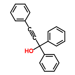 1,1,3-三苯基-2-丙炔-1-醇 结构式