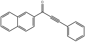 1-(萘-2-基)-3-苯基丙-2-炔-1-酮 结构式