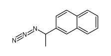 2-(1-叠氮乙基)萘 结构式