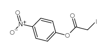 4-硝基苯酯碘乙酸 结构式