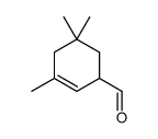 3,5,5-trimethylcyclohex-2-ene-1-carbaldehyde 结构式