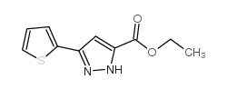 3-(噻吩-2-基)-1H-吡唑-5-羧酸乙酯 结构式