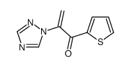 1-(2-噻吩基)-2-(1H-1,2,4-三唑-1-基)-2-丙烯-1-酮 结构式
