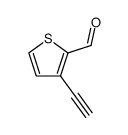 3-乙炔基噻吩-2-甲醛 结构式