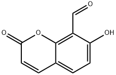 7-羟基-2-氧代-2H-苯并吡喃-8-甲醛 结构式