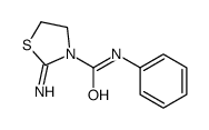 2-亚氨基-N-苯基-1,3-噻唑烷-3-甲酰胺 结构式