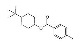 4-tert-butylcyclohexyl p-toluate 结构式