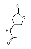 (S)-3-乙酰氨基-γ-丁内酯 结构式