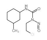 1-(2-氯乙基)-3-(3-甲基环己基)-1-亚硝基脲 结构式