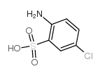 2-氨基-5-氯苯磺酸 结构式