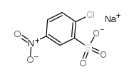 2-氯-5-硝基苯磺酸钠 结构式