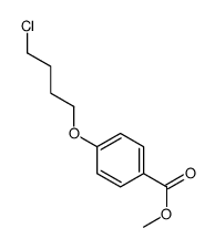 4-(4-氯丁氧基)苯甲酸甲酯 结构式