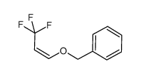 Benzene, [[[(1Z)-3,3,3-trifluoro-1-propen-1-yl]oxy]methyl]- 结构式