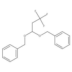 1,1,1-三氟-3,3-二苄氧基丙烷 结构式