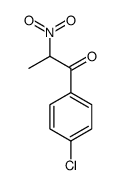 1-(4-氯苯基)-2-硝基丙-1-酮 结构式