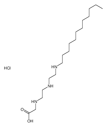 N-辛基-二氨乙基甘氨酸盐酸盐 结构式