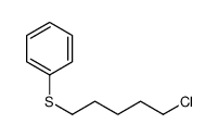 Benzene, [(5-chloropentyl)thio]- 结构式