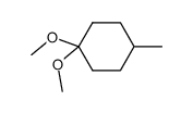4-甲基环己酮二甲基缩醛 结构式