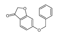 6-苄氧基-2,3-二氢苯并呋喃-3-酮 结构式