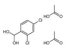 (2,4-二氯苯基)甲二醇二乙酸酯 结构式
