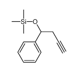 1-苯基-3-丁炔氧基三甲基硅烷 结构式