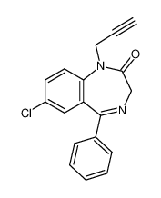 匹那西泮 结构式