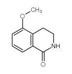 5-甲氧基-3,4-二氢-1(2H)-异喹啉酮 结构式