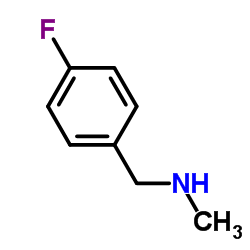 N-甲基-4-氟苄胺 结构式