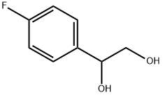 1-[4-氟苯基]乙烷-1,2-二醇 结构式