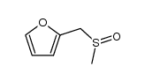 Furan, 2-[(methylsulfinyl)methyl]- 结构式