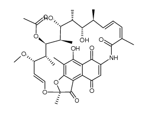 利福霉素S 结构式