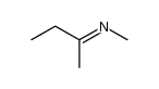 N-(1-甲基亚丙基)甲胺 结构式