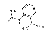 1-(2-异丙苯基)-2-硫脲 结构式