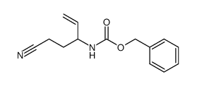 4-(苄氧羰基氨基)-5-己烯腈 结构式