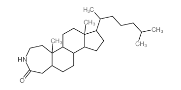 3-氮杂-A-高-5α-胆甾烷-4-酮 结构式