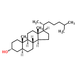 5α-胆甾烷-3α-醇 结构式