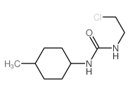 反式-N-(2-氯乙基)-N'-(4-甲基环己基)脲 结构式