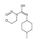 1-(2-氯乙基)-3-(4-甲基环己基)-1-亚硝基脲（反式） 结构式