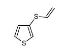 Thiophene, 3-(ethenylthio)- 结构式