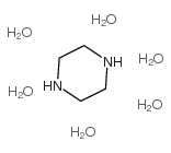 哌嗪(六水) 结构式
