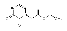 (3-羟基-2-氧代-2H-吡嗪-1-基)-乙酸乙酯 结构式