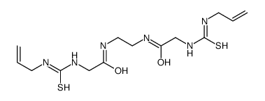 Acetamide, N,N'-1,2-ethanediylbis[2-[[(2-propen-1-ylamino)thioxomethyl]amino]- 结构式