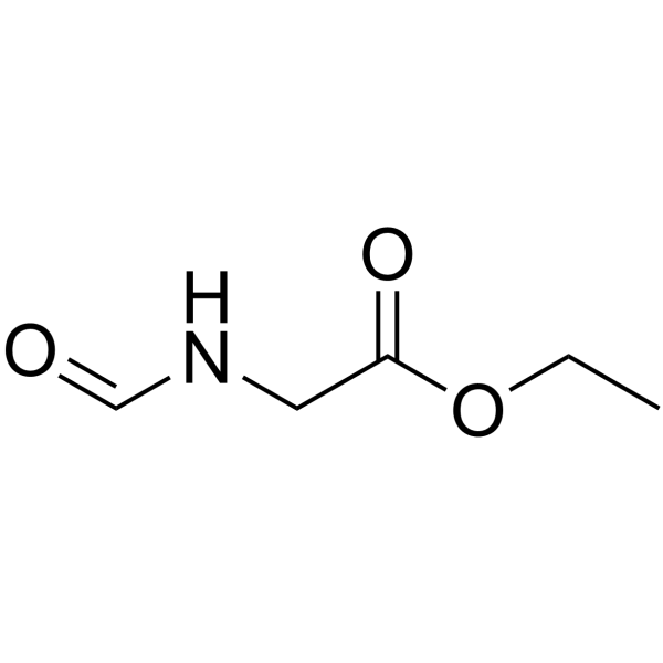 N-甲酰基甘氨酸乙酯 结构式