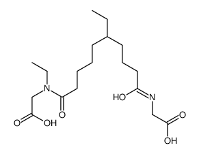 Glycine, N,N'-(1,10-dioxo-1,10-decanediyl)bis-, diethyl ester (9CI) 结构式