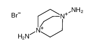 1,4-二氨基-1,4-二氮鎓双环[2.2.2]辛烷 二溴化物 结构式