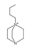 1-丁基-4-氮杂-1-氮鎓双环[2.2.2]辛烷 结构式