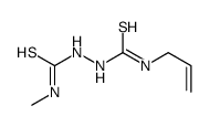 N-甲基-N'-(2-丙烯基)-1,2-肼二硫代甲酰胺 结构式